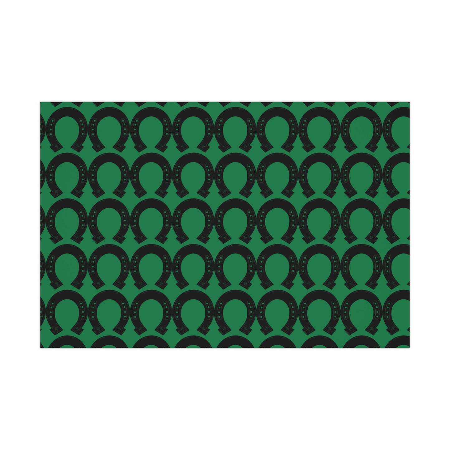 Wrapping Paper Set, Cowboy Gift Wrap, Western Theme Scrapbook Paper, Horseshoe Design, Birthday Giftwrap, Craft Supplies