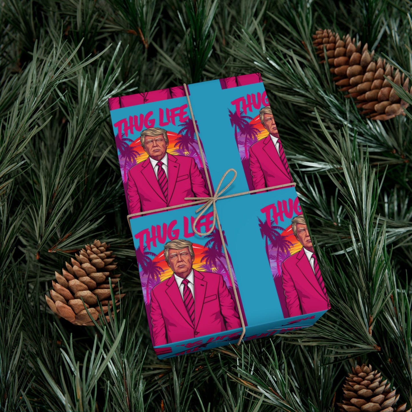 Trump Thug Life Wrapping Paper