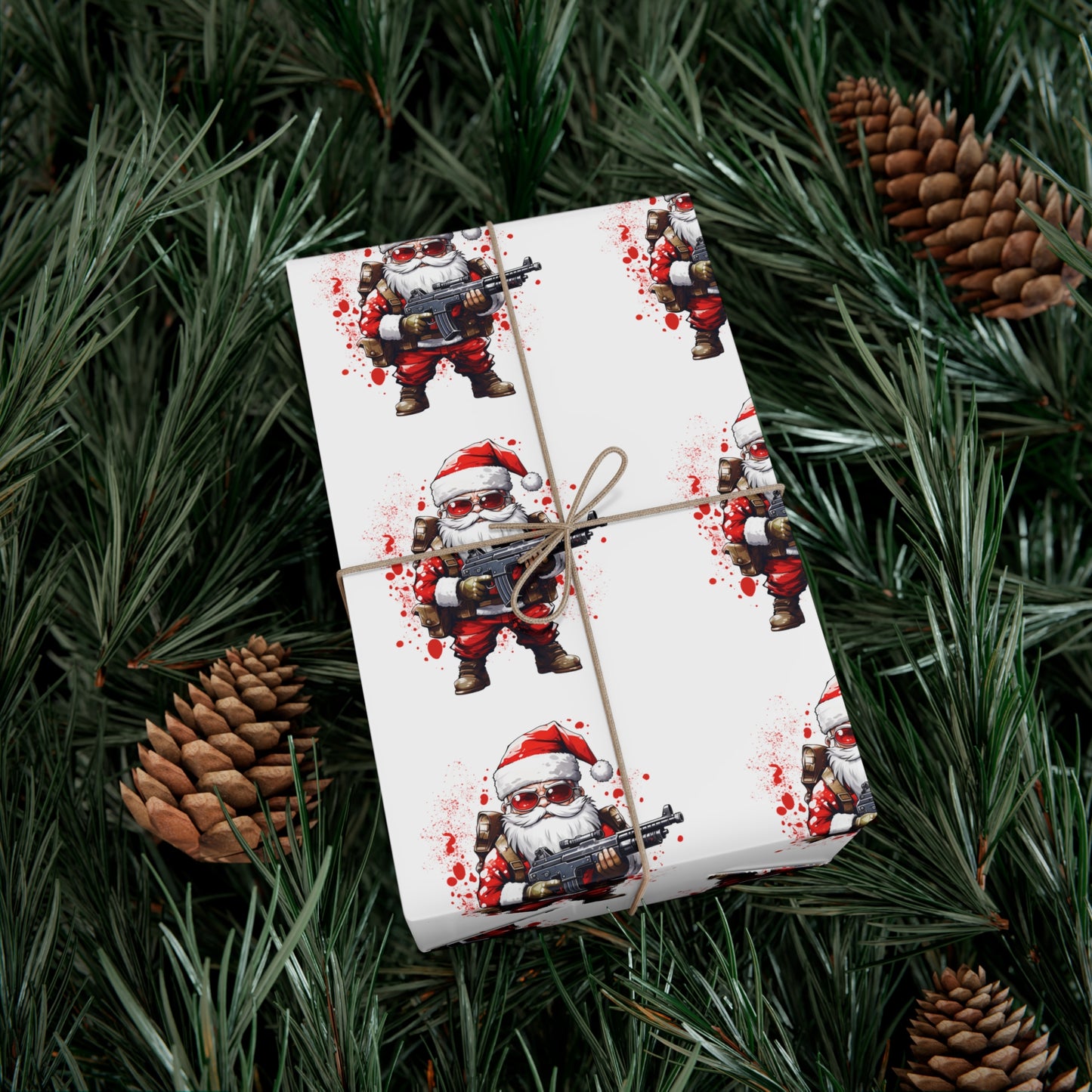 Tactical Santa Gift Wrap