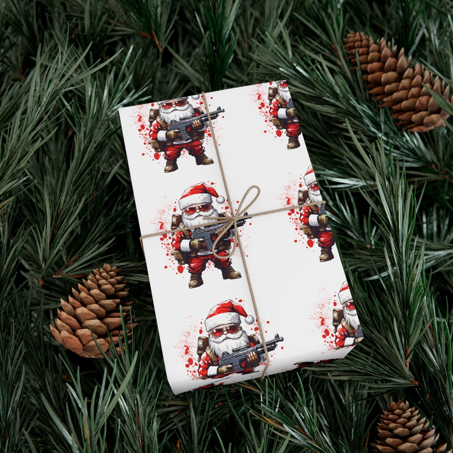 Tactical Santa Gift Wrap