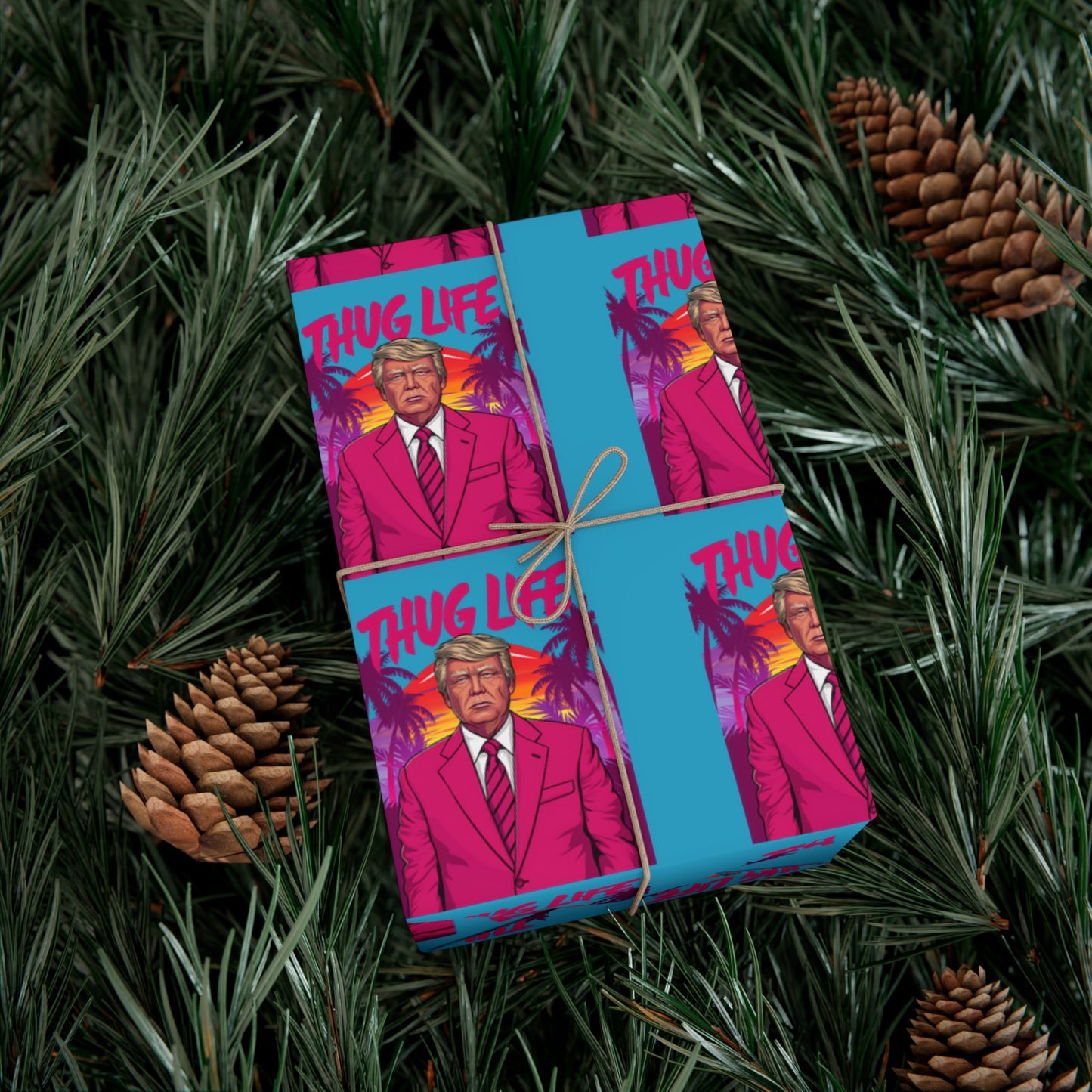 Trump Thug Life Wrapping Paper