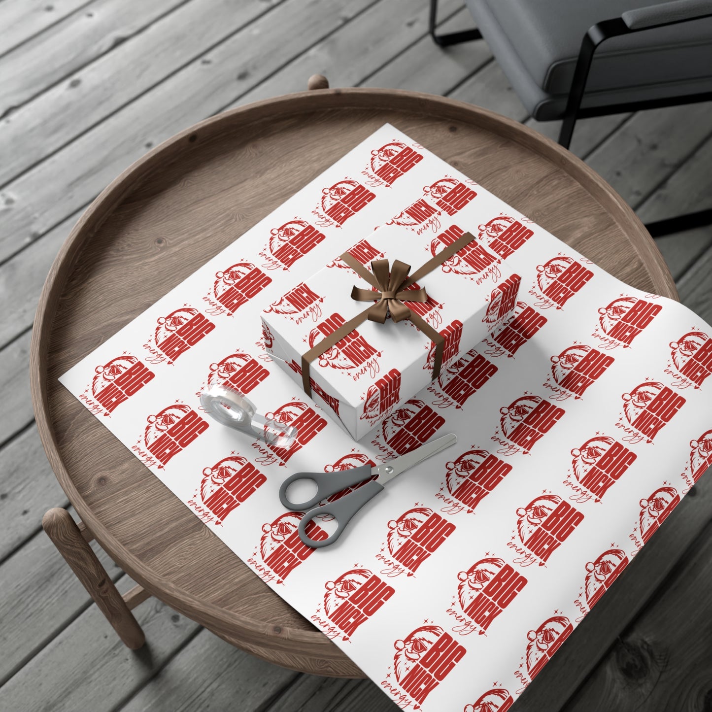 Big Nick Energy Holiday Gift Wrap