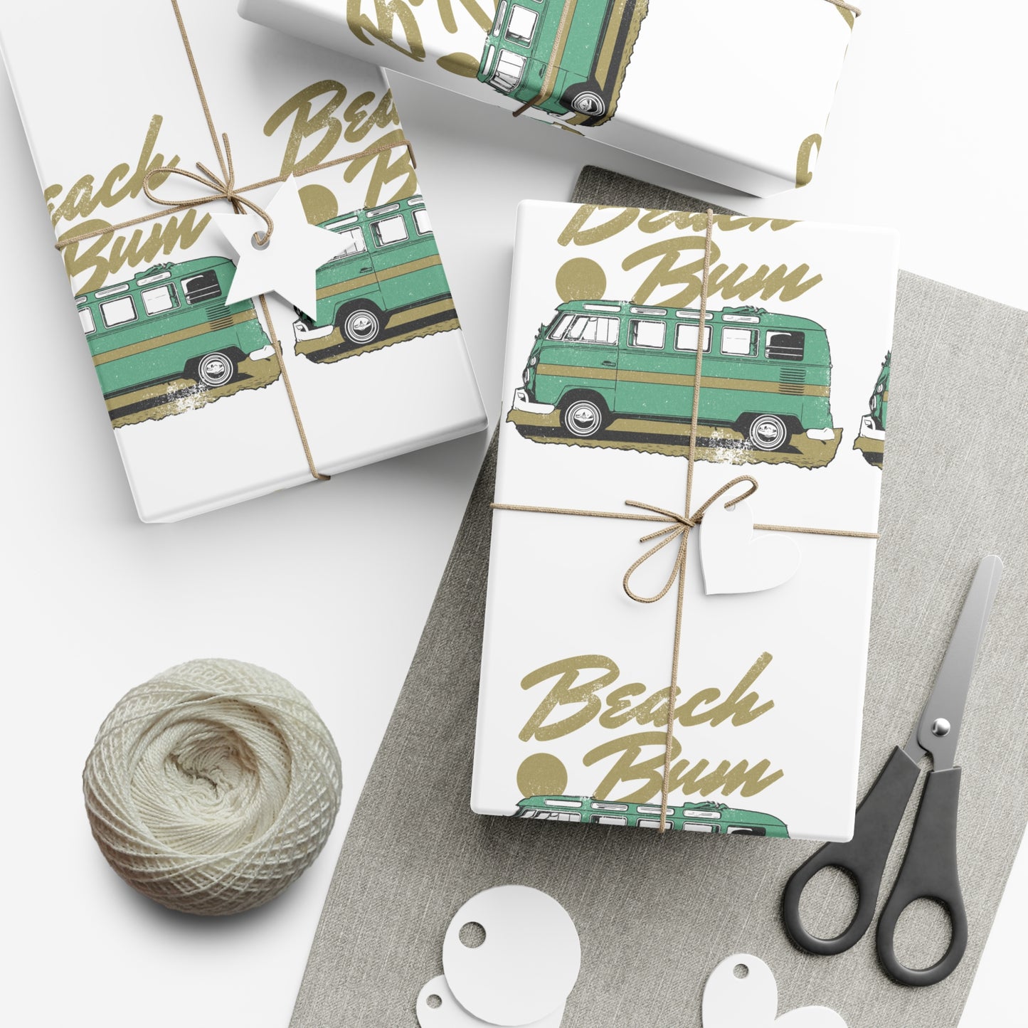 Beach Bum Gift Wrap